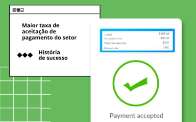 Maior taxa de aceitação de pagamento do setor