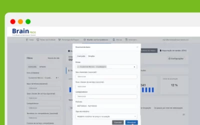 Receba relatórios detalhados com o histórico de preços e ocupação do seu mercado.