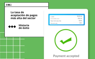 La tasa de aceptación de pagos más alta del sector