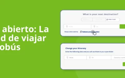 Un boleto de autobús abierto a todas las posibilidades.